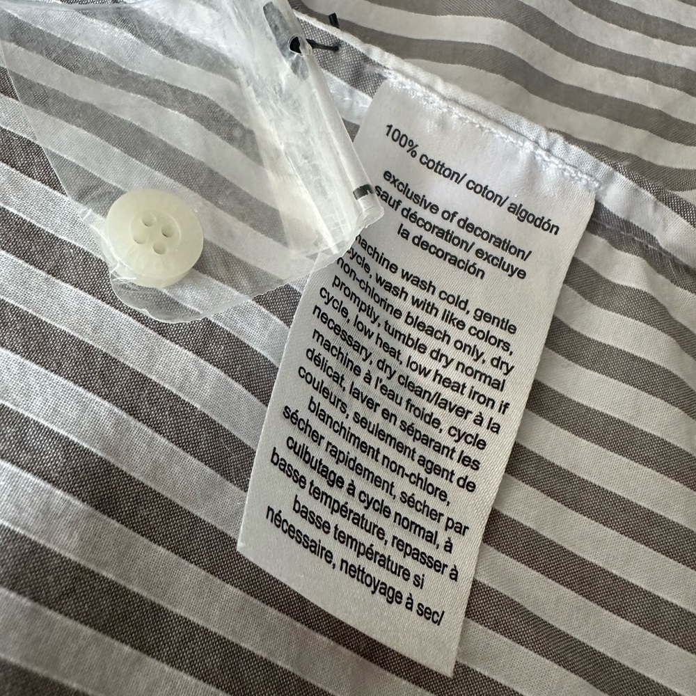 Tommy Hilfiger Gray Casual Button Down Shirt size S/P - Picture 9 of 11